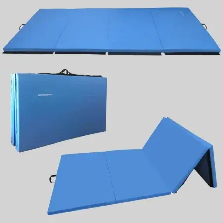 All Purpose 4'x10'x2" Extra Thick High Density Anti Tear Folding Exercise Mat