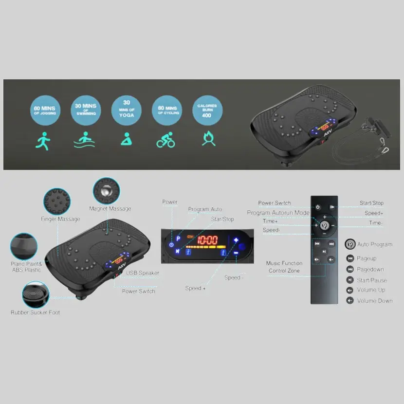 finger vibration machine Electric Finger Massager, Woolala Vibration Hand Massage Infrared Warmer  Finger Acupressure for Stiff Joints Stress Relief, LED Screen and Timer :  Amazon.sg: Health, Household and Personal Care main image 0