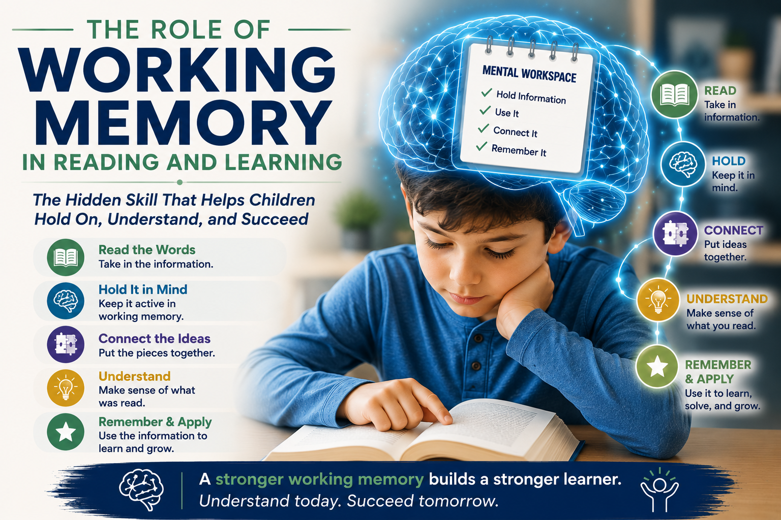 The role of working memory in reading and learning