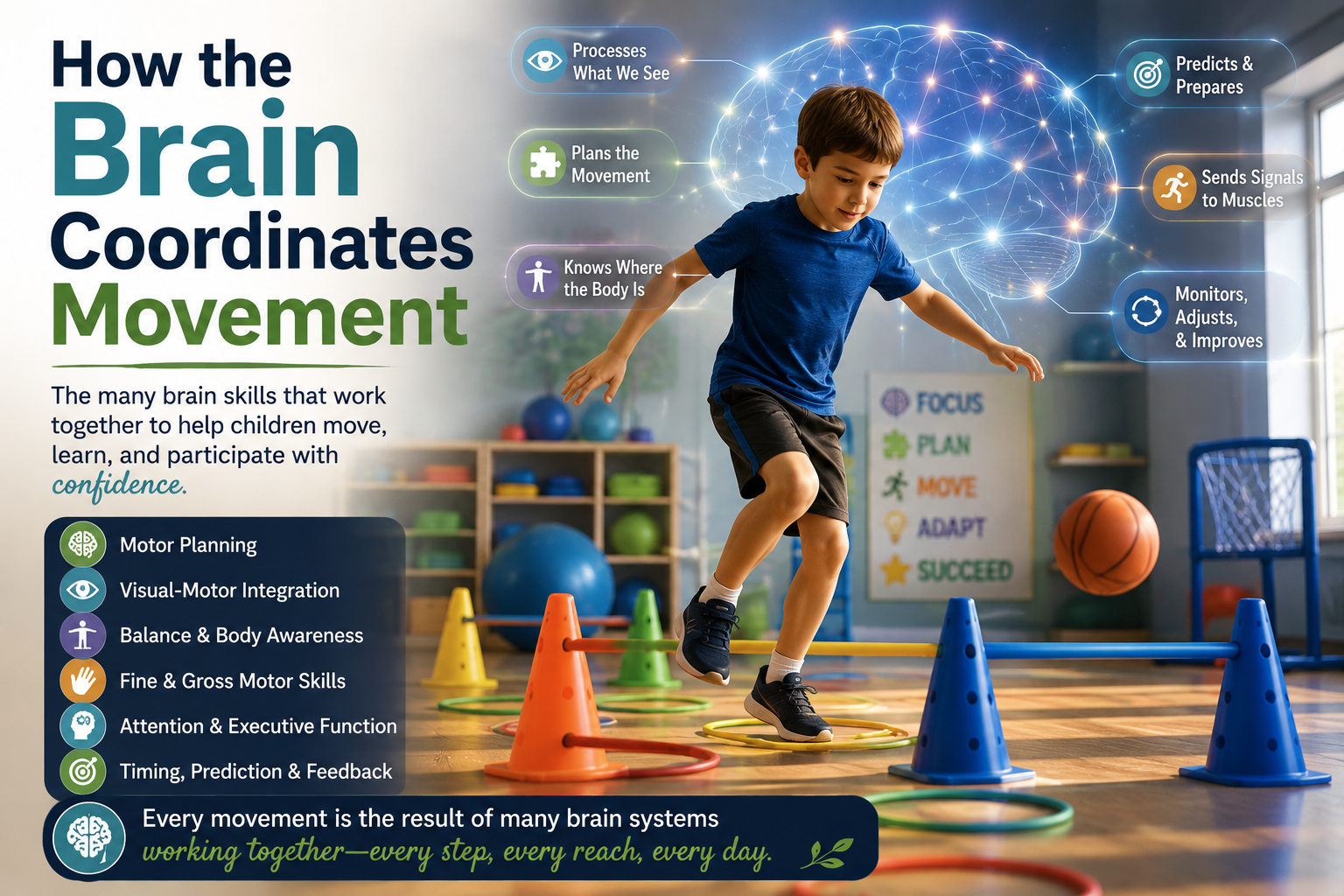 How the Brain Coordinates Movement