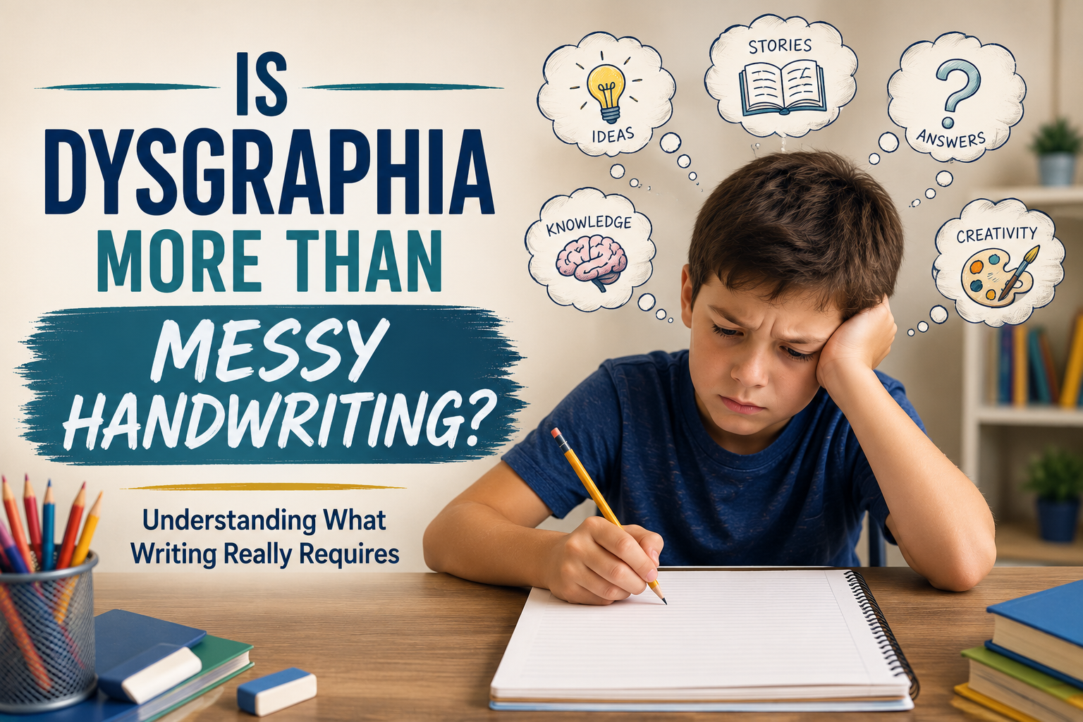 Is Dysgraphia more than just messy handwriting