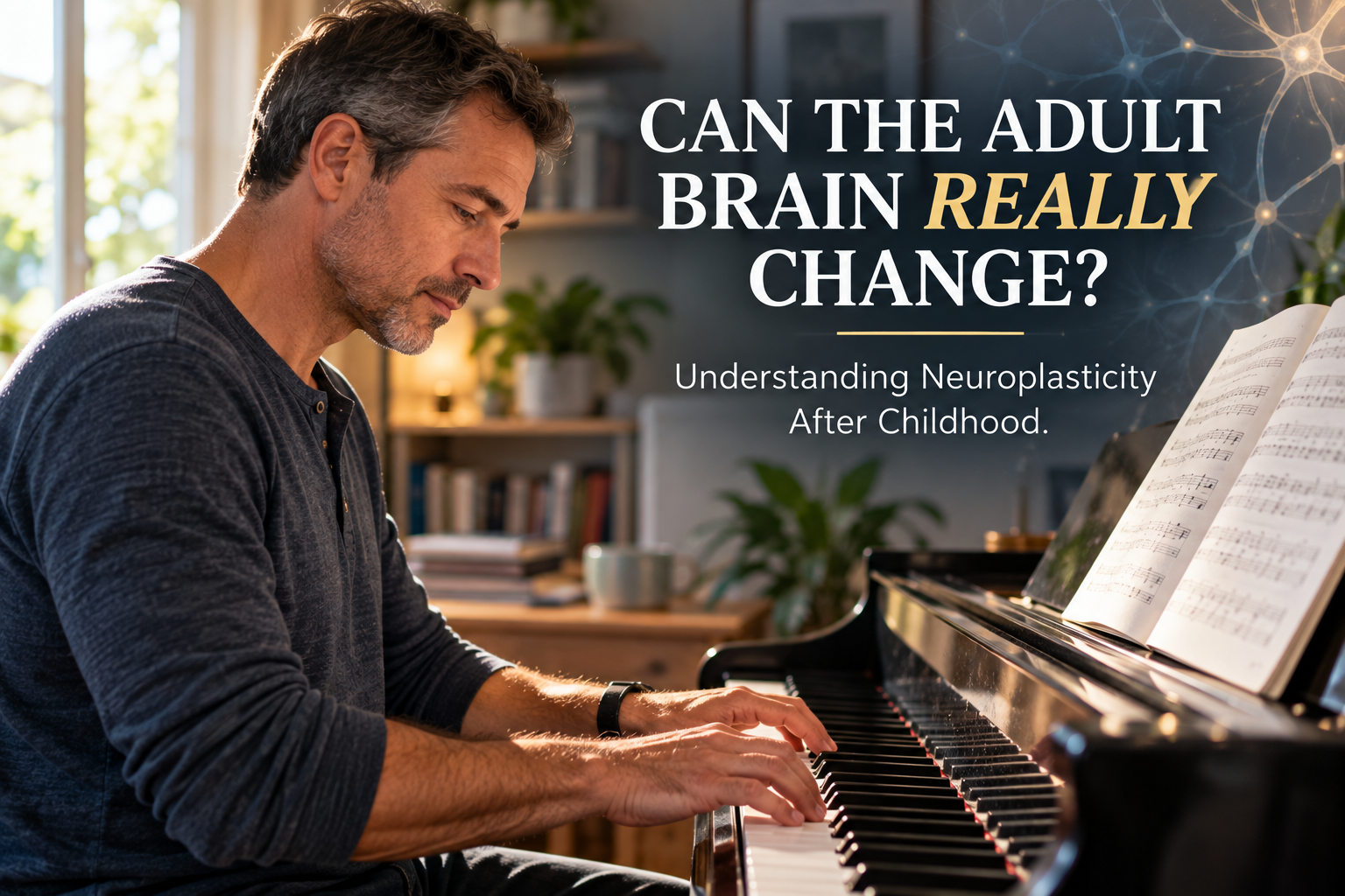 Can the Adult Brain Really Change? Understanding Neuroplasticity After Childhood